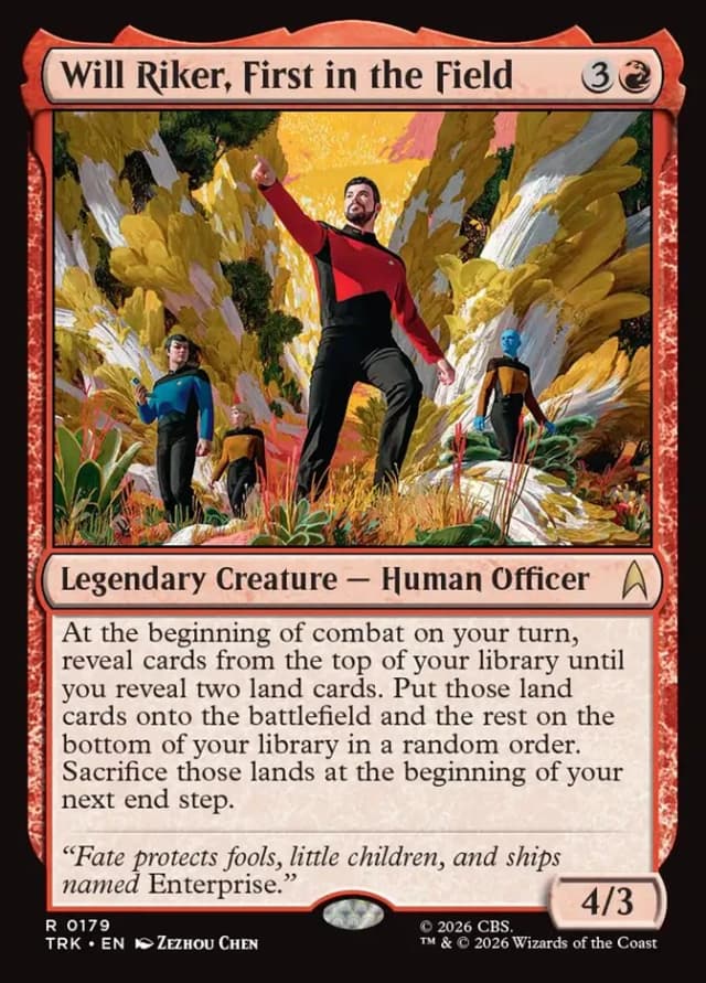 Will Riker, First in the Field image
