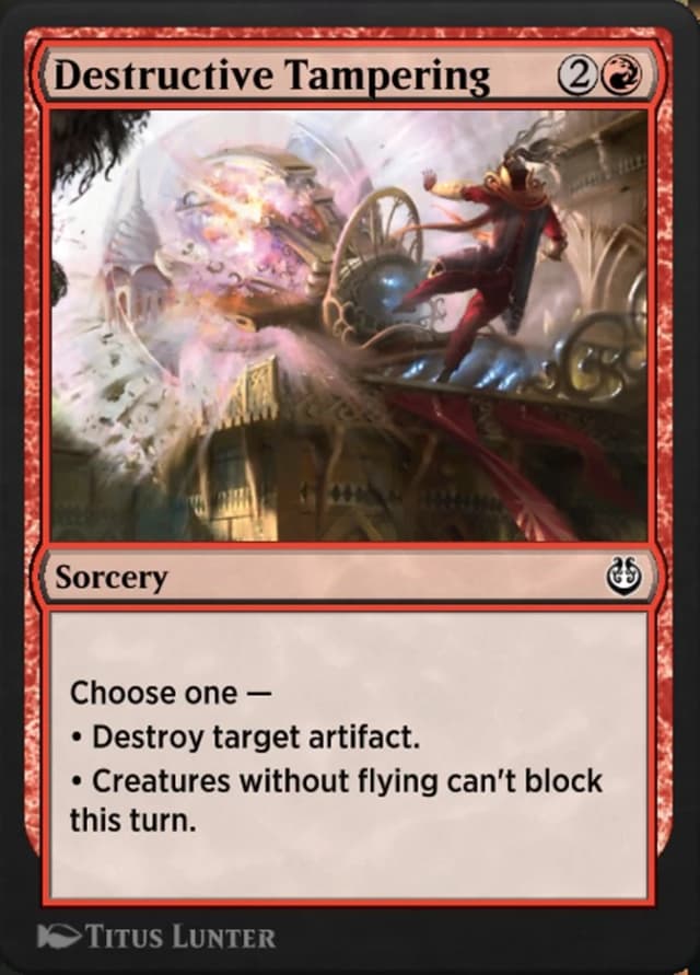 Destructive Tampering image