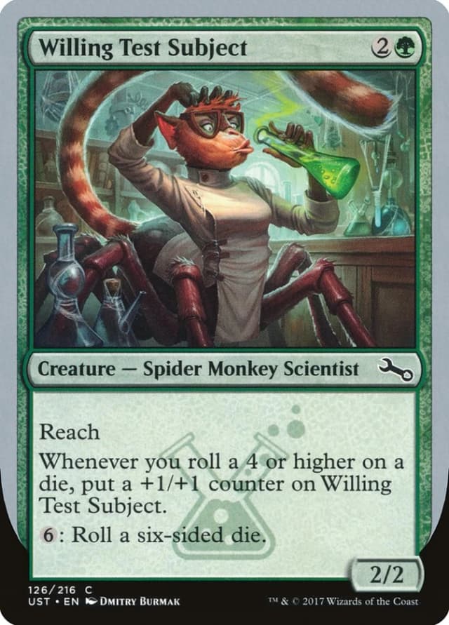 Willing Test Subject image