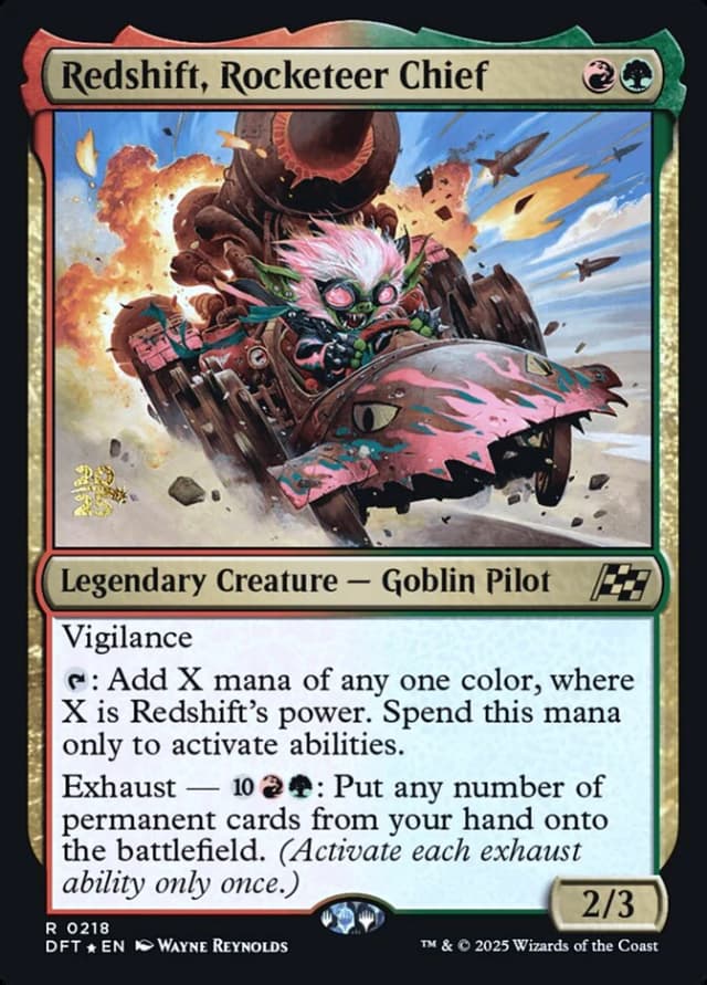 Redshift, Rocketeer Chief image