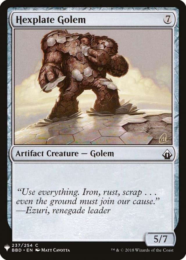Hexplate Golem image
