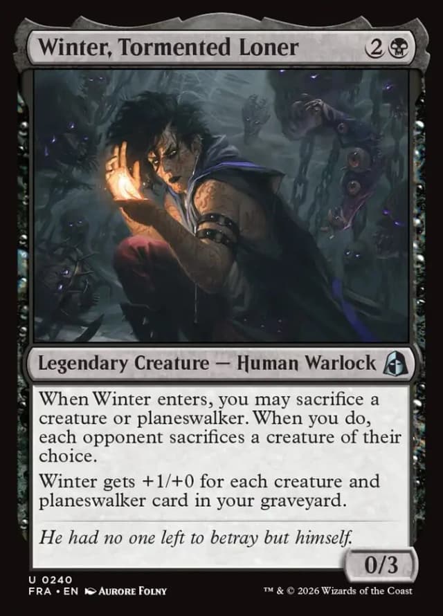 Winter, Tormented Loner image