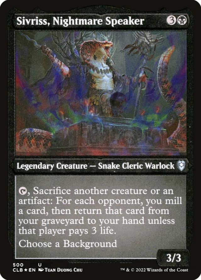 Sivriss, Nightmare Speaker image