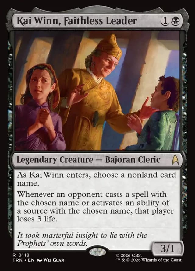 Kai Winn, Faithless Leader image