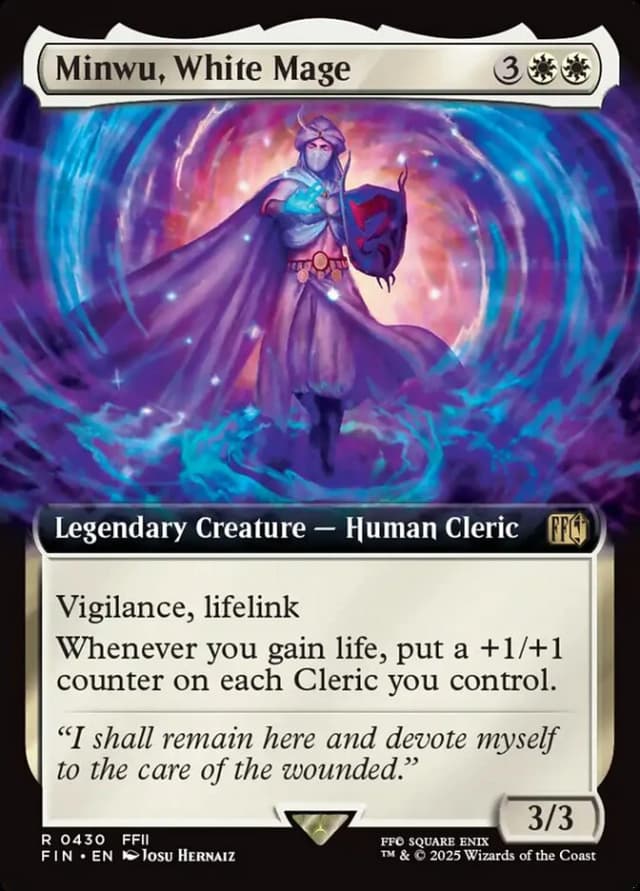 Minwu, White Mage image