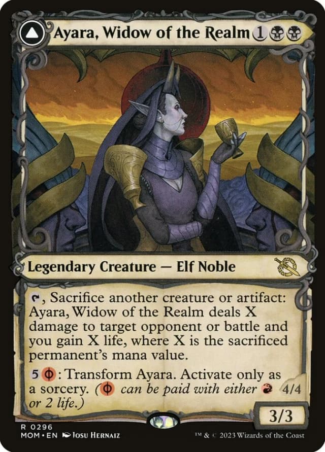 Ayara, Widow of the Realm // Ayara, Furnace Queen image