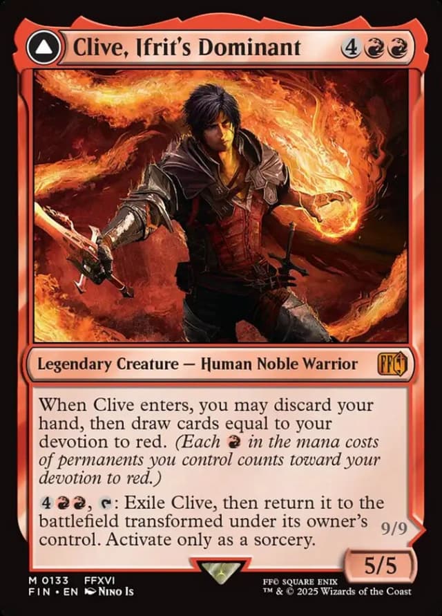 Clive, Ifrit's Dominant // Ifrit, Warden of Inferno image