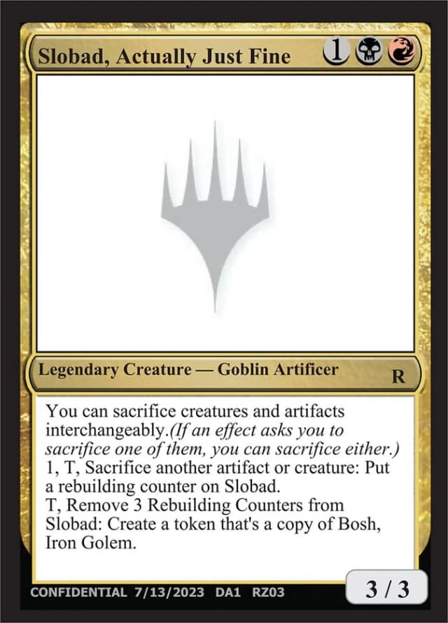 Slobad, Actually Just Fine image