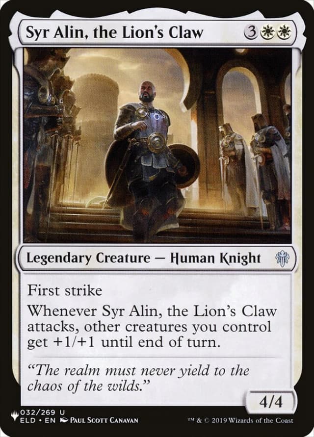 Syr Alin, the Lion's Claw image