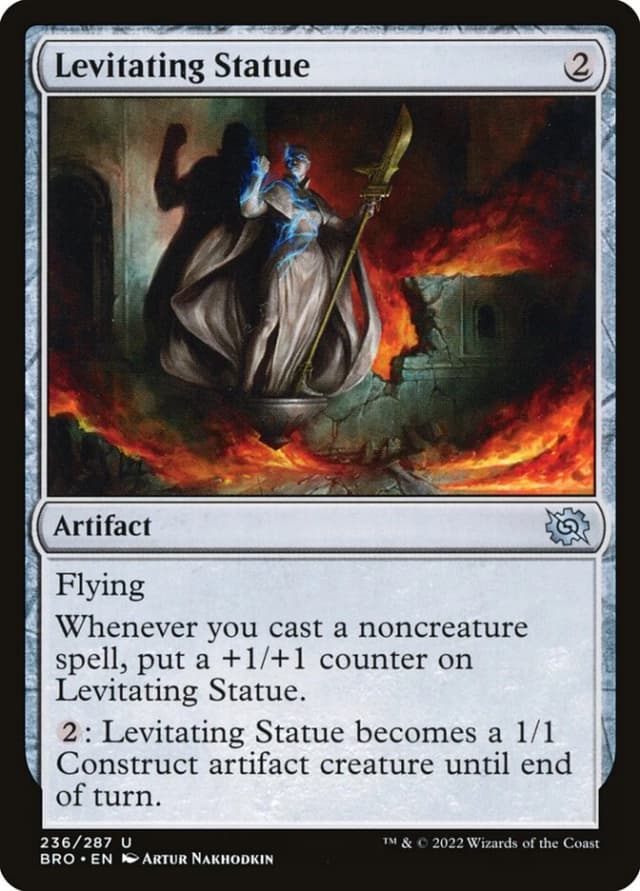 Levitating Statue image
