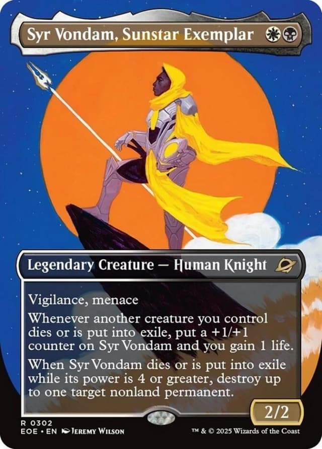 Syr Vondam, Sunstar Exemplar image