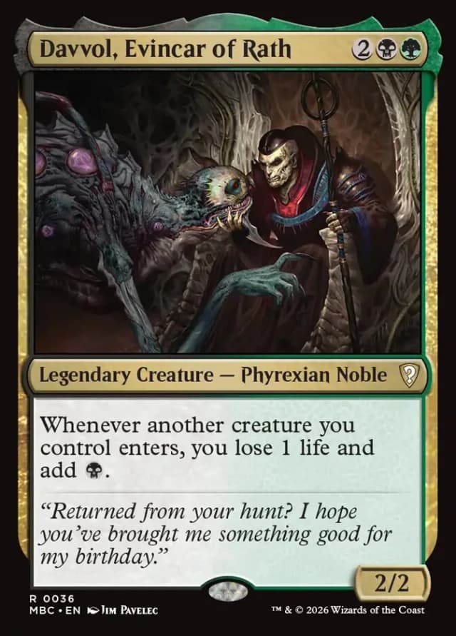 Davvol, Evincar of Rath image