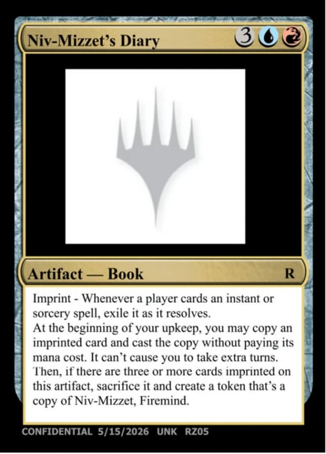 Niv-Mizzet's Diary image