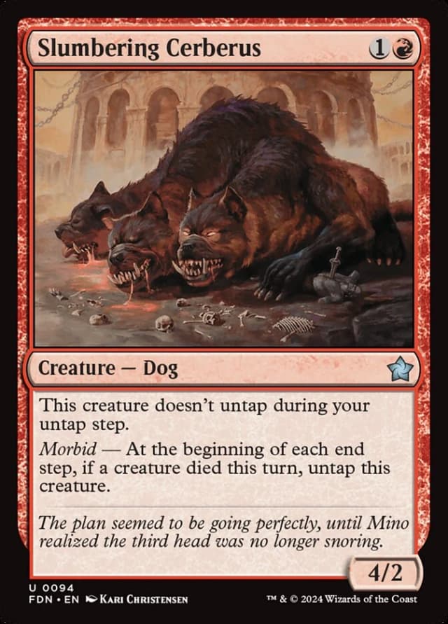 Slumbering Cerberus image