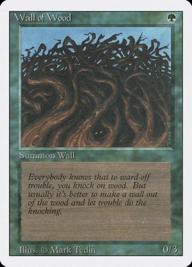 Wall of Wood image