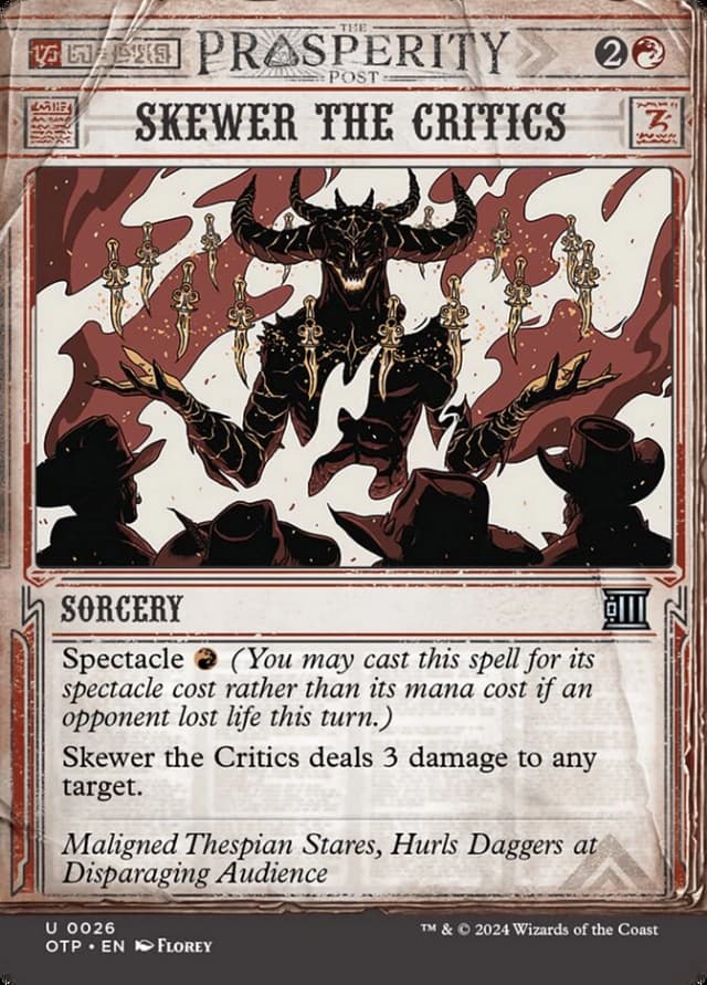 Skewer the Critics image