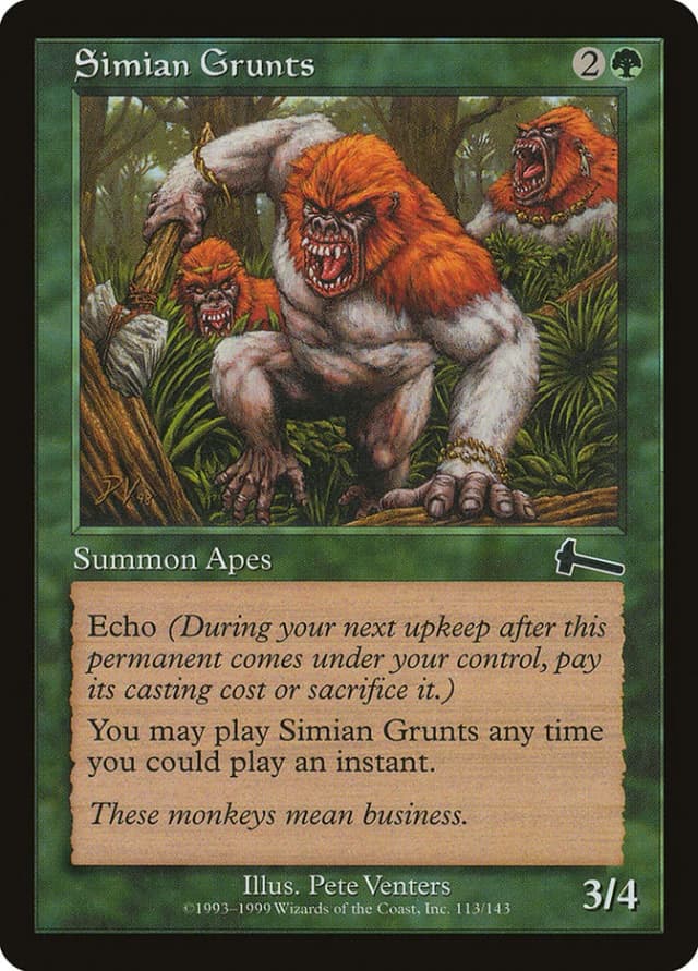 Simian Grunts image