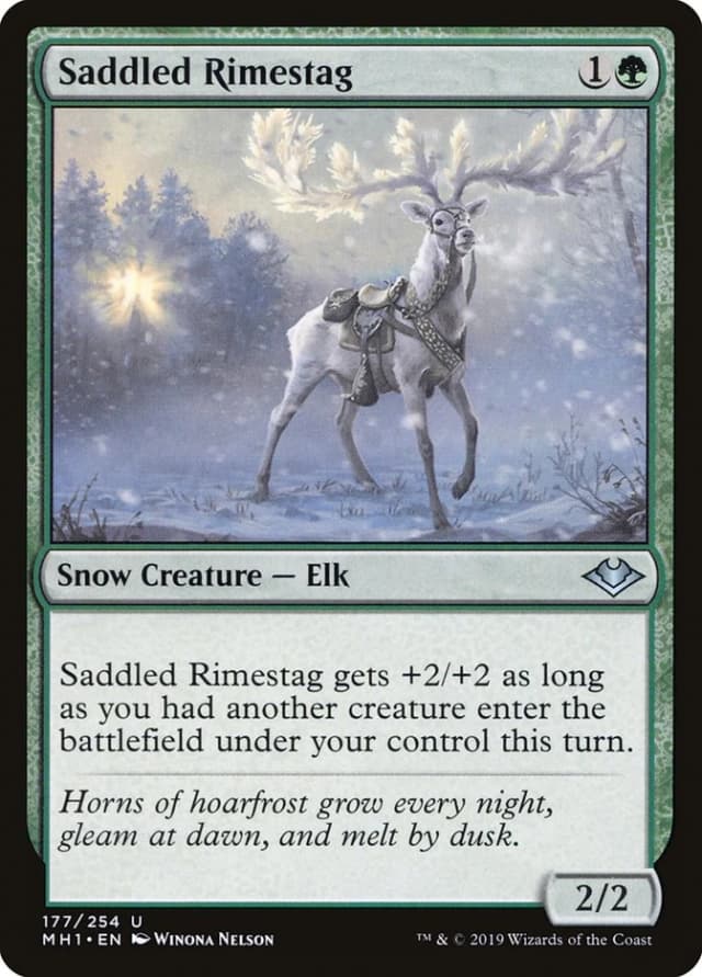 Saddled Rimestag image