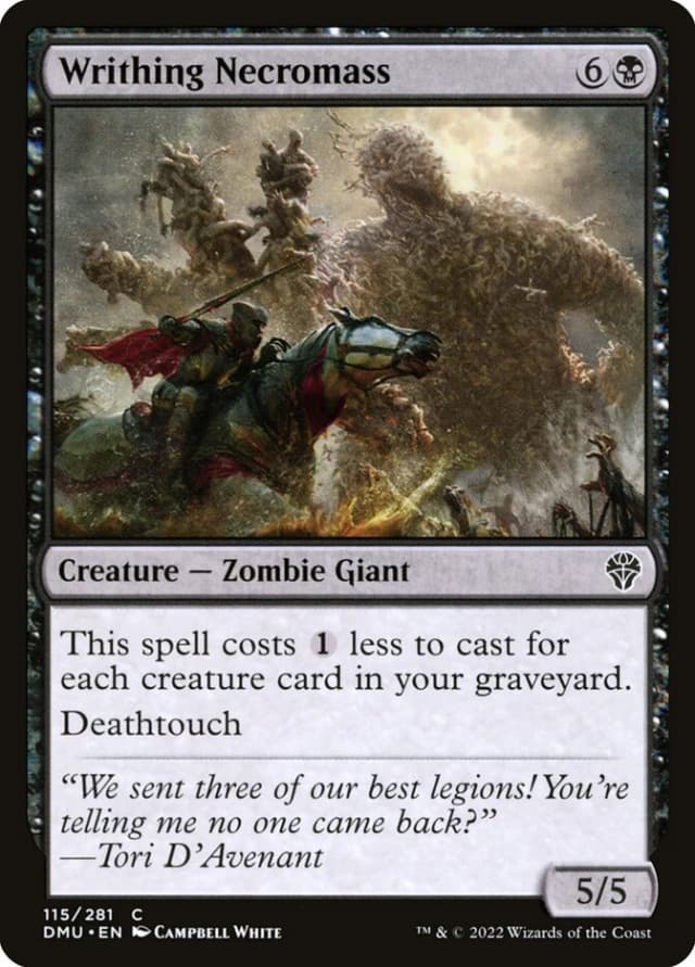 Writhing Necromass image