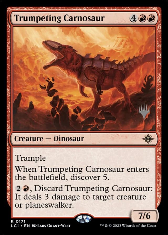 Trumpeting Carnosaur image