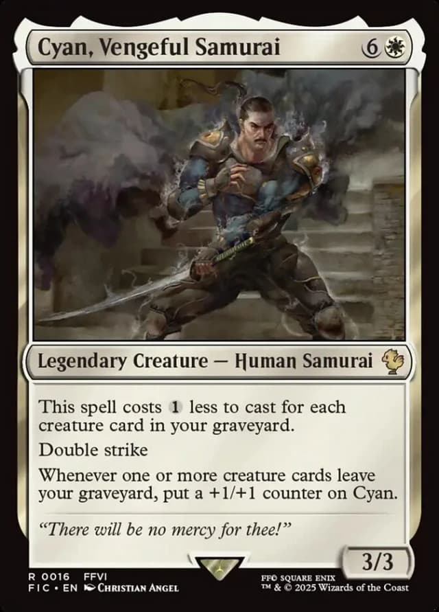 Cyan, Vengeful Samurai image