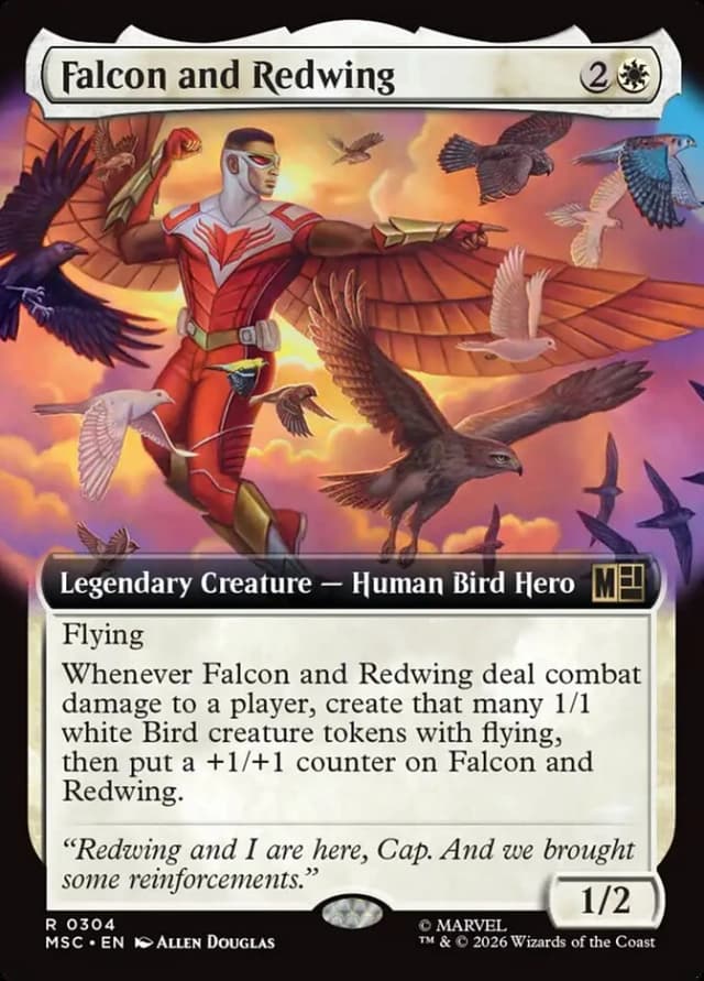 Falcon and Redwing image
