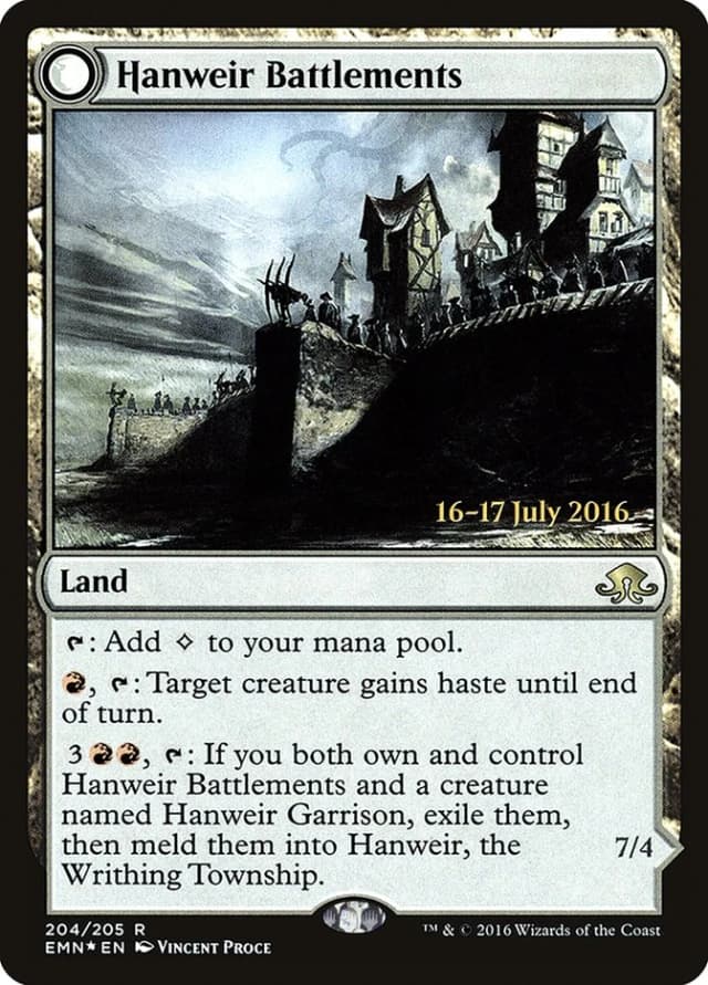 Hanweir Battlements // Hanweir, the Writhing Township image