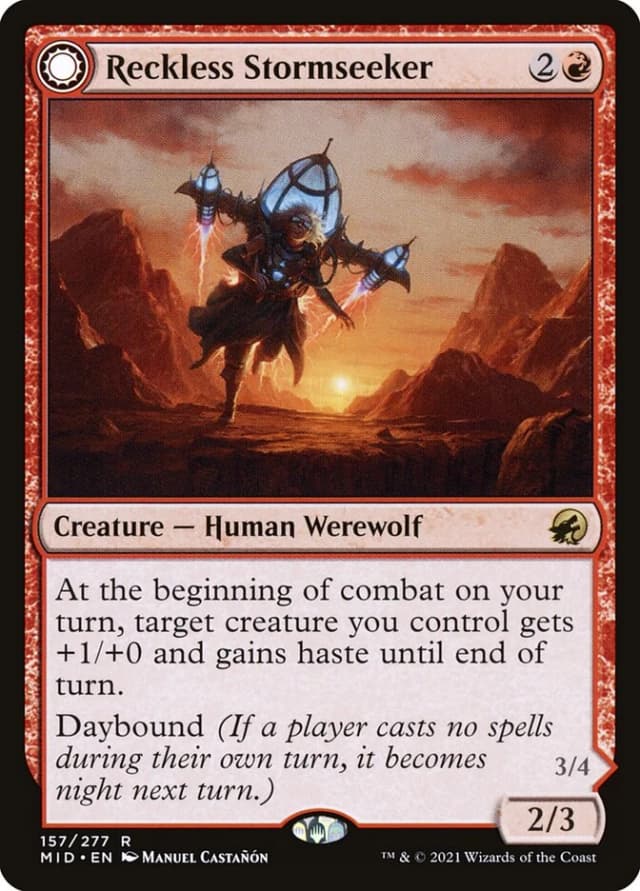 Reckless Stormseeker // Storm-Charged Slasher image