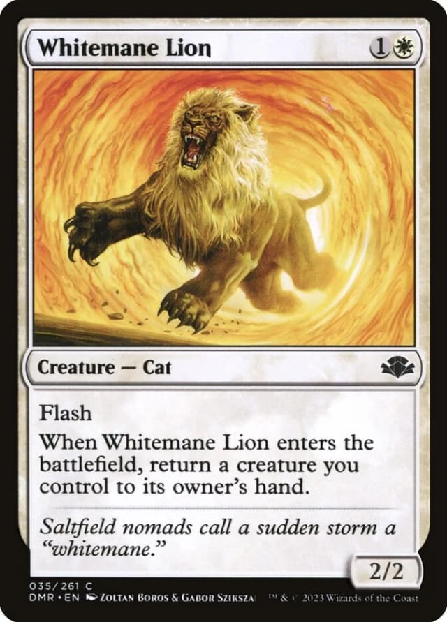 Whitemane Lion image
