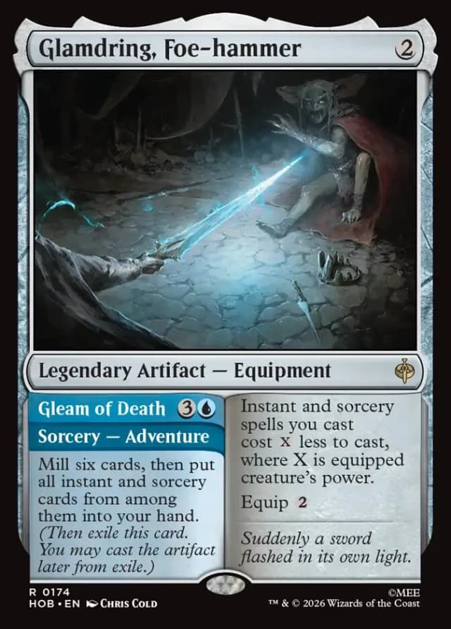 Glamdring, Foe-hammer // Gleam of Death image