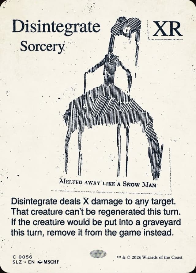 Disintegrate image