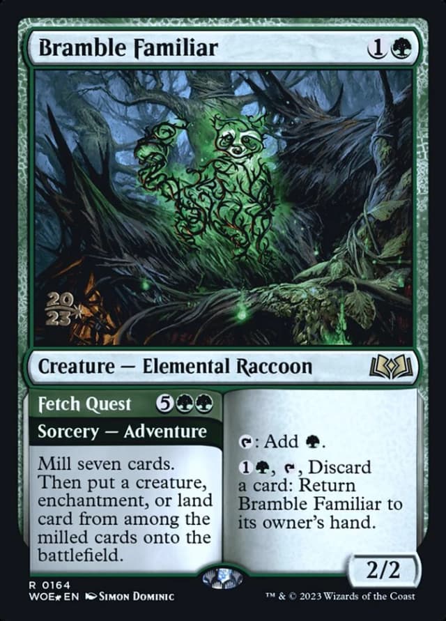 Bramble Familiar // Fetch Quest image