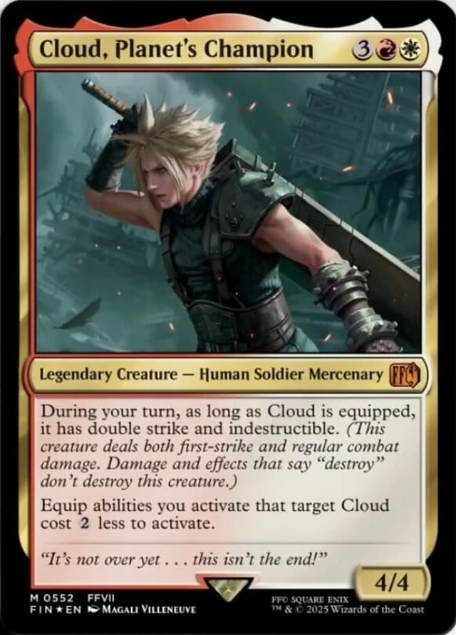 Cloud, Planet's Champion image