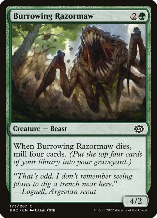 Burrowing Razormaw image