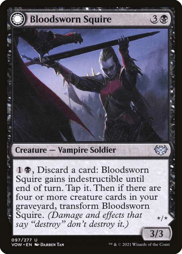 Bloodsworn Squire // Bloodsworn Knight image