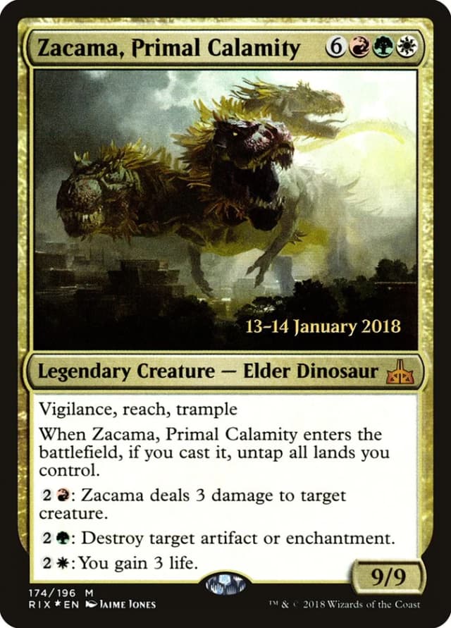 Zacama, Primal Calamity image