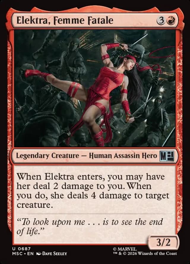 Elektra, Femme Fatale image