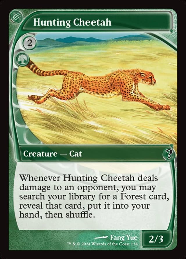 Hunting Cheetah image