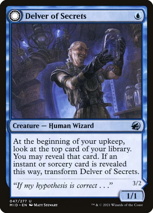 Delver of Secrets // Insectile Aberration image