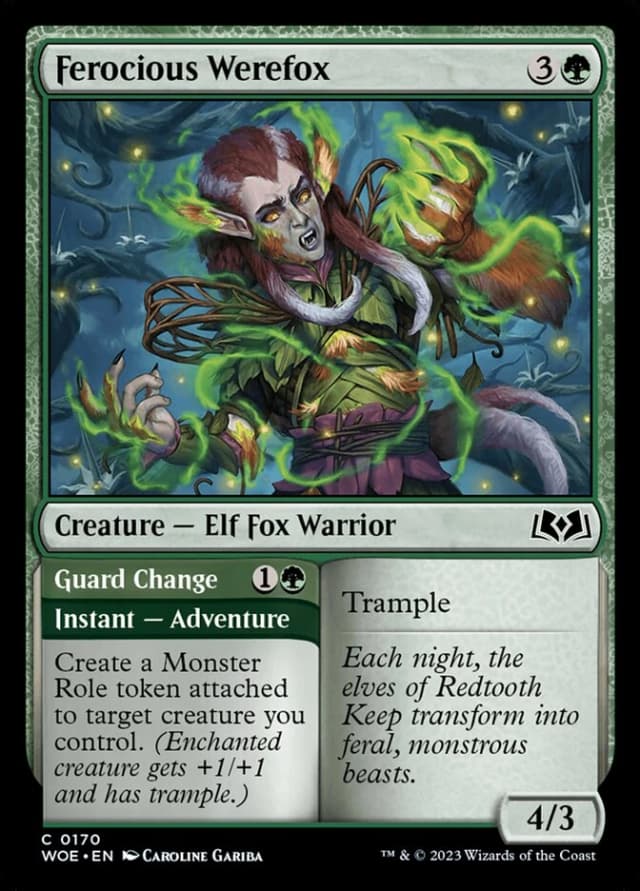 Ferocious Werefox // Guard Change image