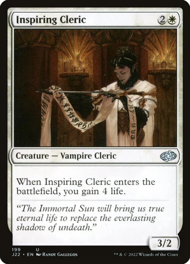 Inspiring Cleric image
