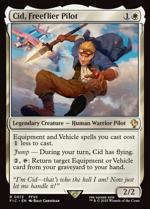 Cid, Freeflier Pilot image
