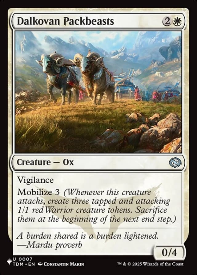 Dalkovan Packbeasts image