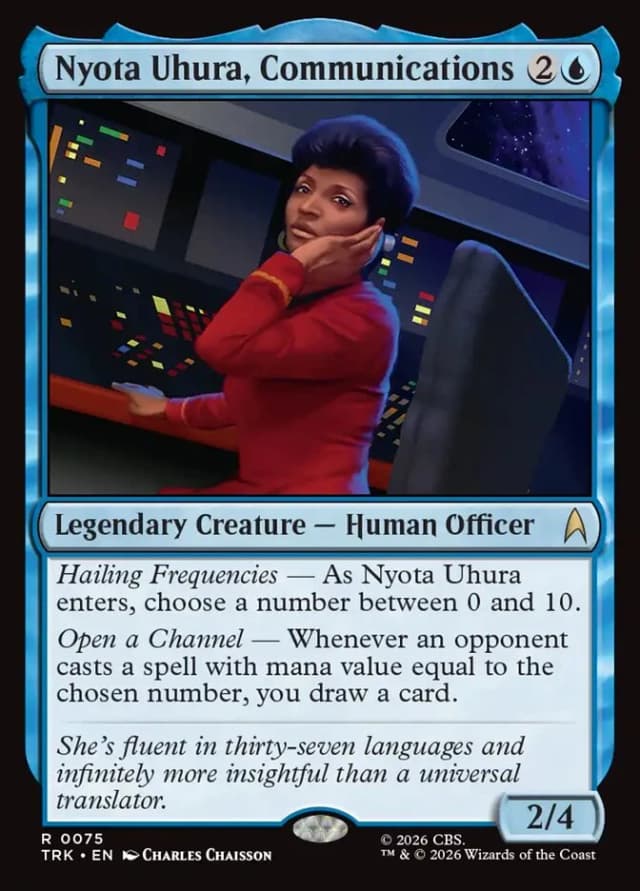 Nyota Uhura, Communications image