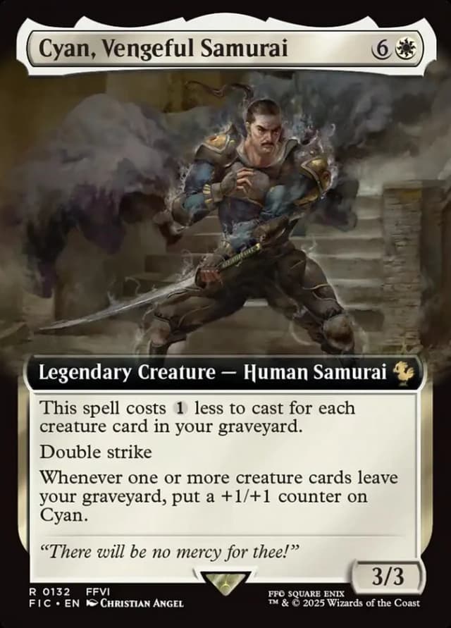 Cyan, Vengeful Samurai image