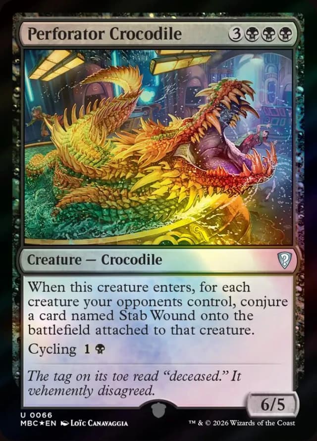 Perforator Crocodile image