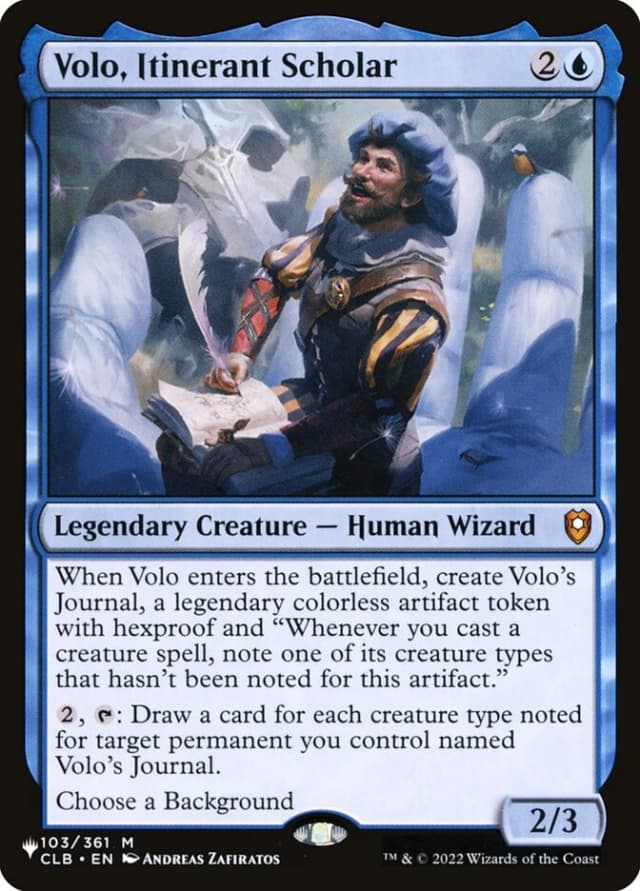 Volo, Itinerant Scholar image