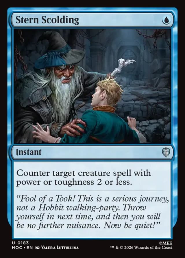 Stern Scolding image