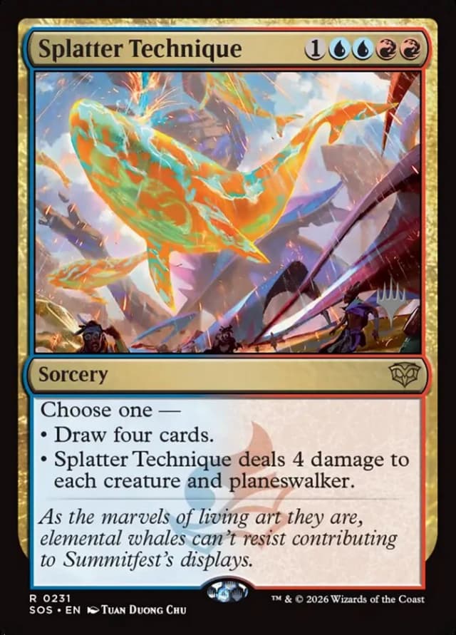 Splatter Technique image