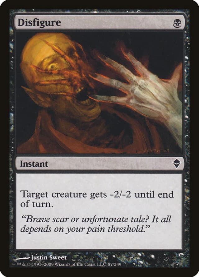 Disfigure image